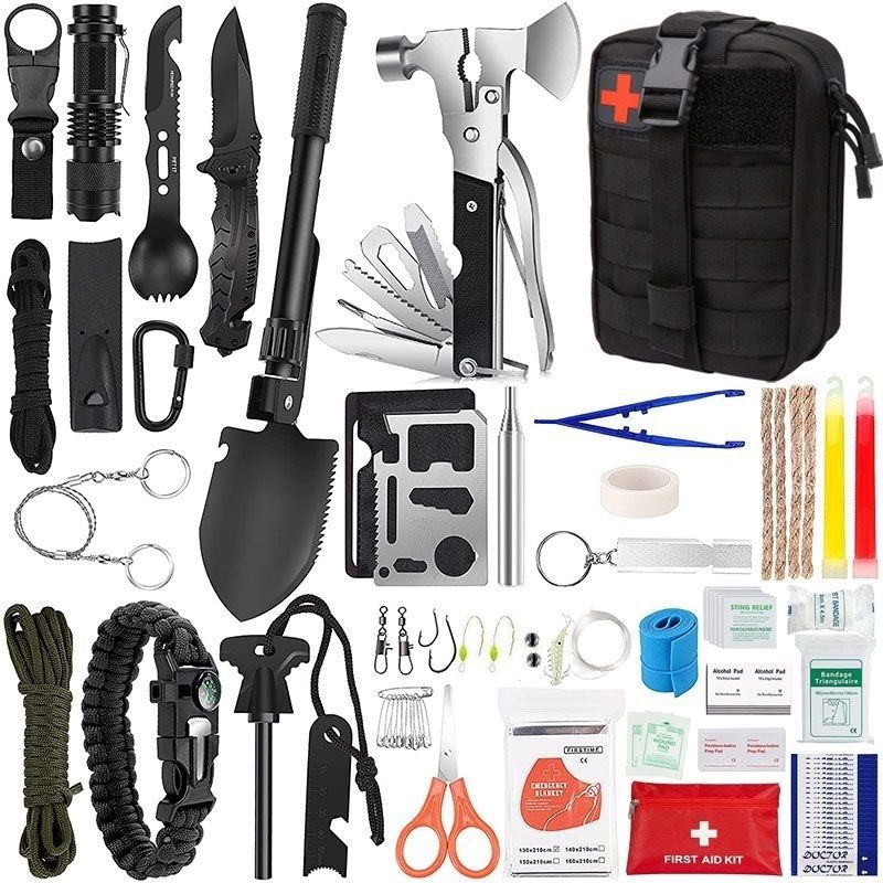 Outdoor Survival Tactical Bag with First Aid Tools