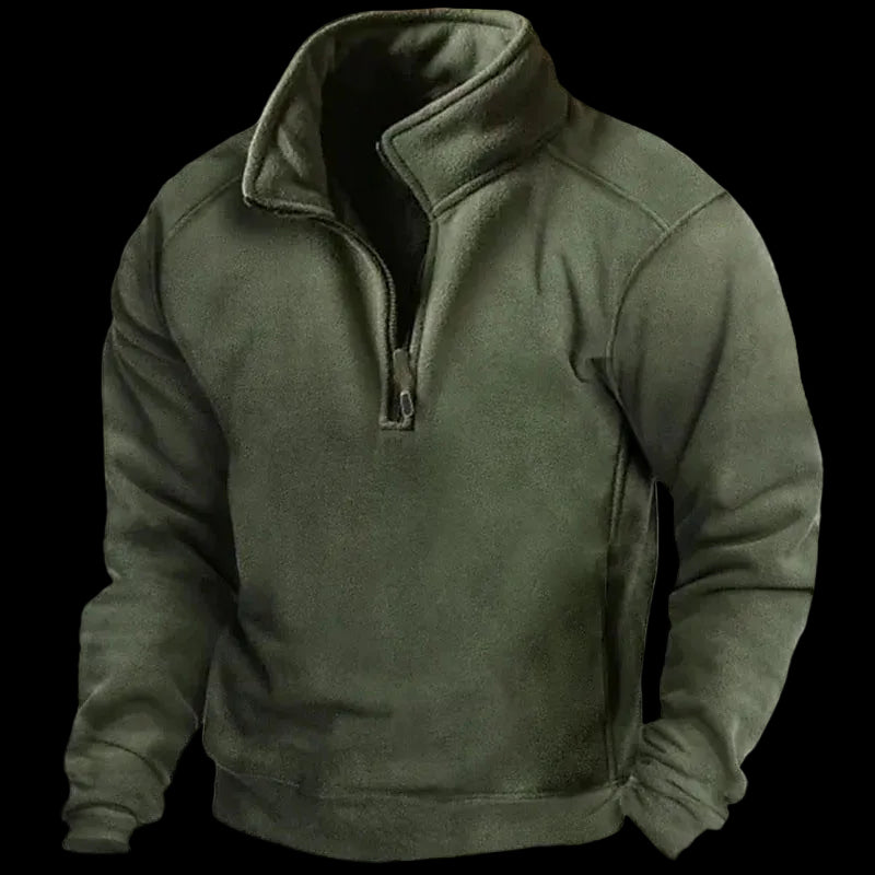 Mens V-Neck Fleece Sweatshirt