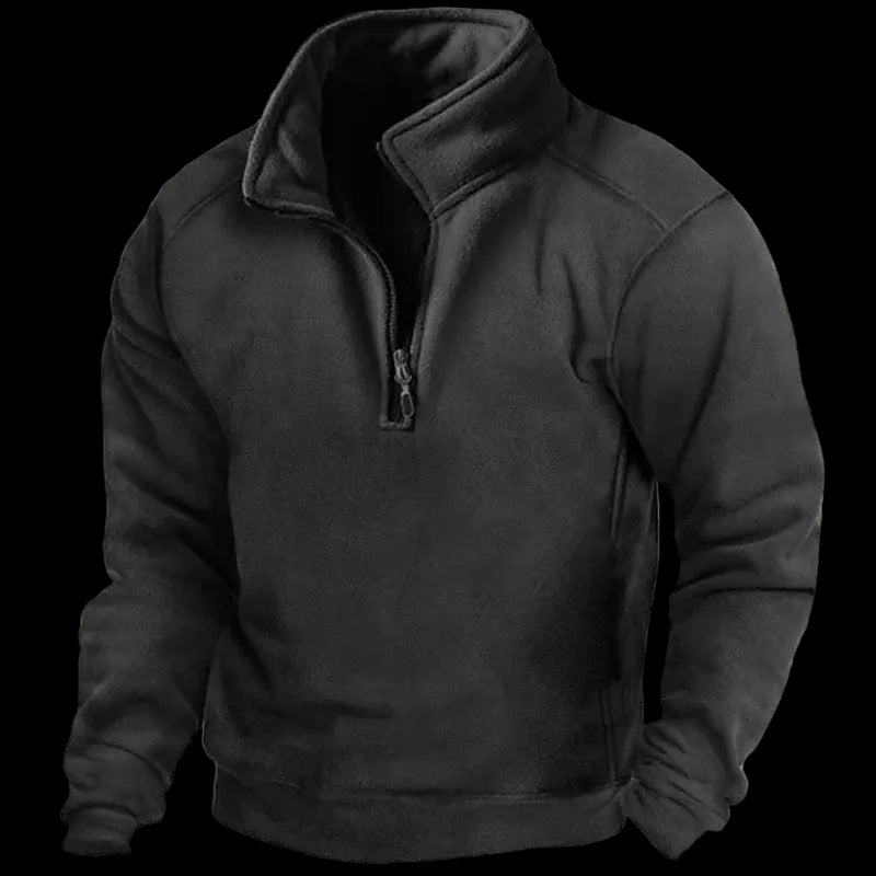 Mens V-Neck Fleece Sweatshirt