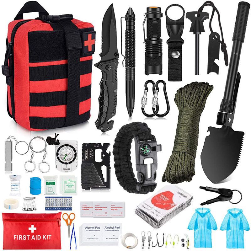 Outdoor Survival Tactical Bag with First Aid Tools