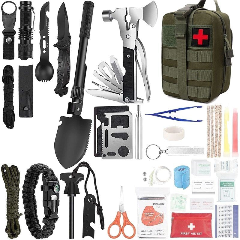 Outdoor Survival Tactical Bag with First Aid Tools